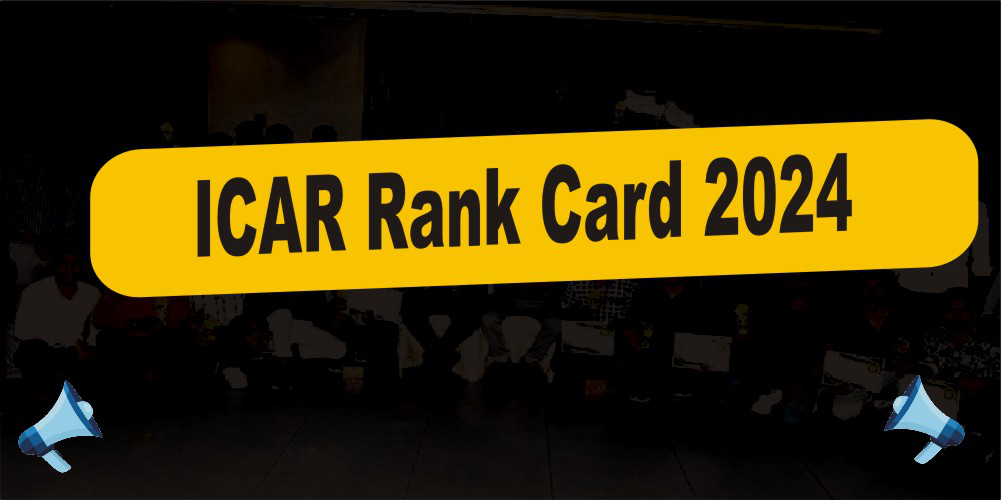 ICAR Rank Card 2024